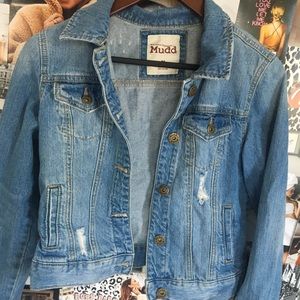 Embroidered jean jacket